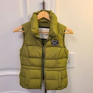 Abercrombie Kids Green Puffer Vest
